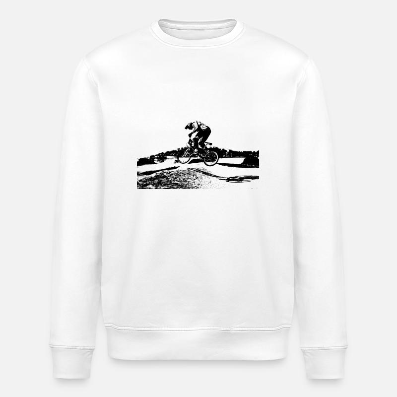 bmx - Sweat bio ROLLER Stanley/Stella Unisexe - blanc