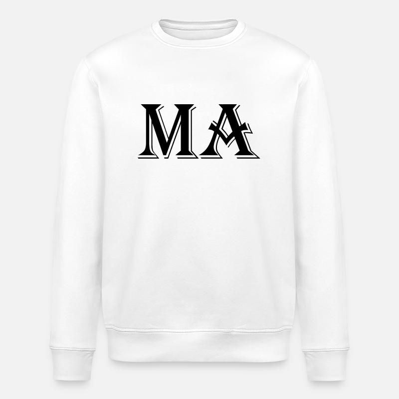 Mannheim Monnem Mannheimat - Stanley/Stella ROLLER Unisex Organic Sweatshirt - white
