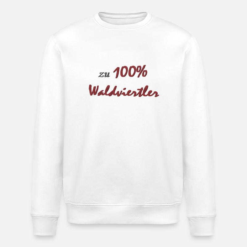 100% Waldviertler - Sweat bio ROLLER Stanley/Stella Unisexe - blanc