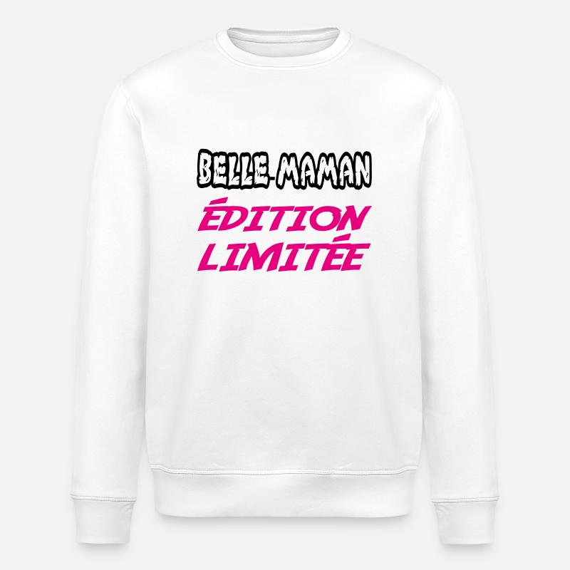 BELLE MAMAN édition limitée - Sweat bio ROLLER Stanley/Stella Unisexe - blanc