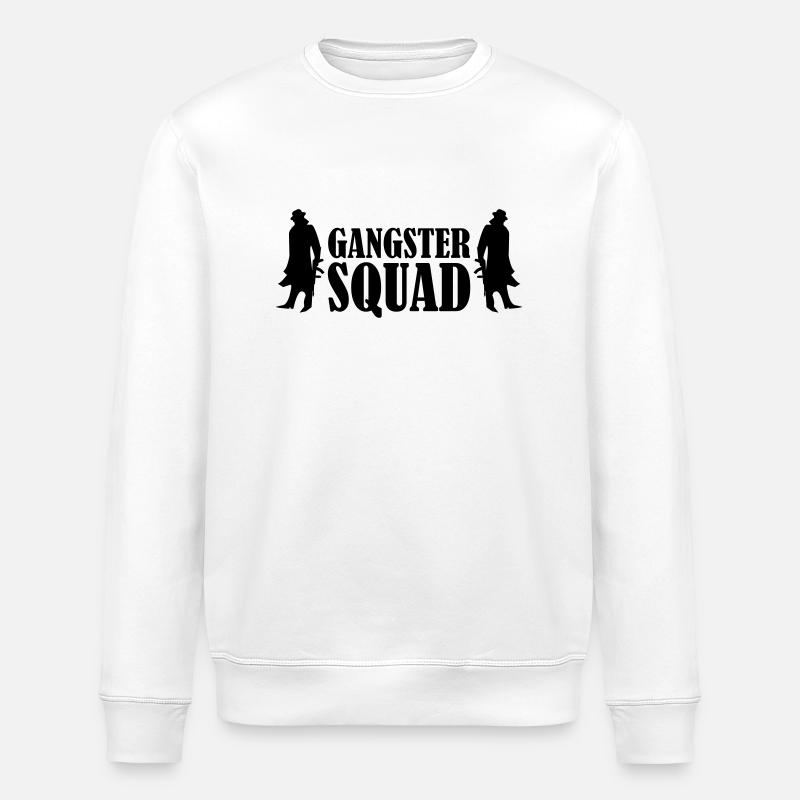 Escouade de gangsters 2 - Sweat bio ROLLER Stanley/Stella Unisexe - blanc