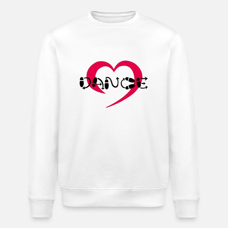 Hearty Dance - Stanley/Stella ROLLER Unisex Organic Sweatshirt - white