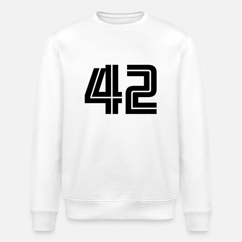 42 - Stanley/Stella ROLLER Unisex Organic Sweatshirt - white