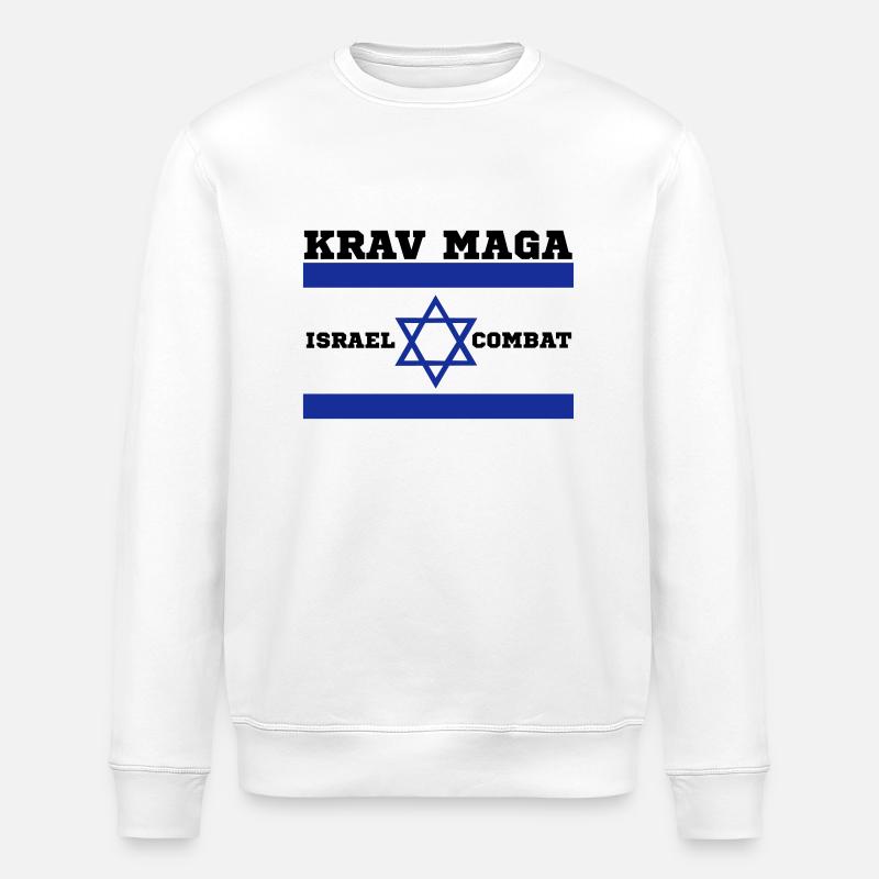 Krav Maga - Stanley/Stella ROLLER Unisex Organic Sweatshirt - white