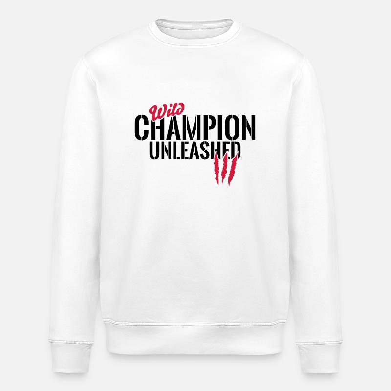 Wilder Champion entfesselt - Stanley/Stella Unisex Bio-Sweatshirt ROLLER - Weiß
