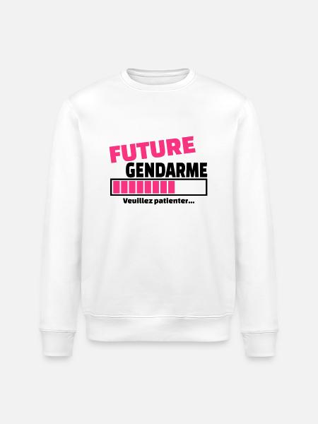 future gendarme - Sweat bio ROLLER Stanley/Stella Unisexe - blanc