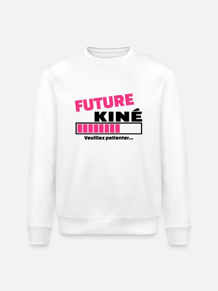 future kiné - Sweat bio ROLLER Stanley/Stella Unisexe - blanc