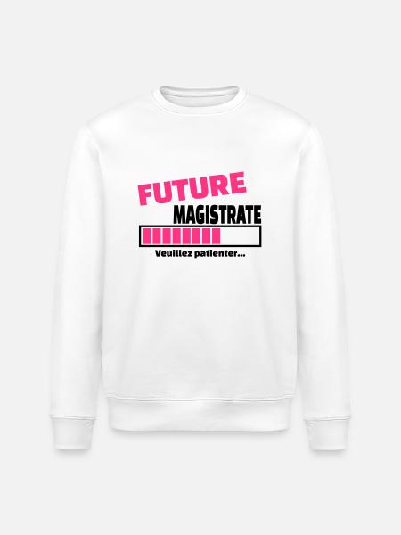 future magistrate - Sweat bio ROLLER Stanley/Stella Unisexe - blanc