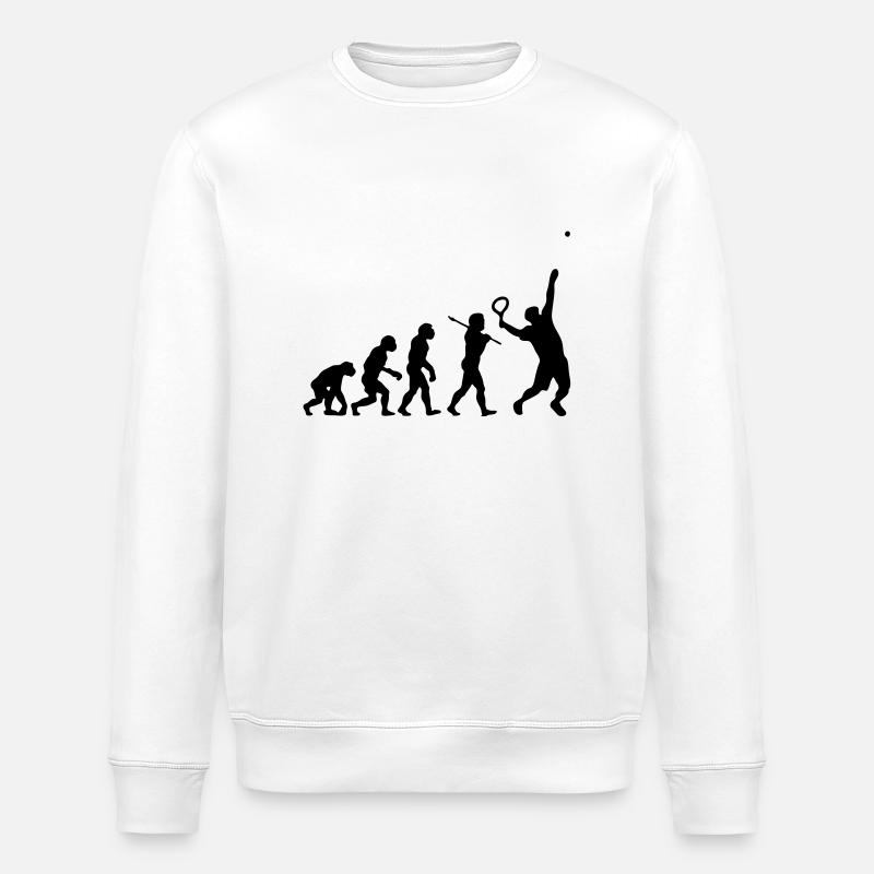 Tennis Evolution - Sweat bio ROLLER Stanley/Stella Unisexe - blanc