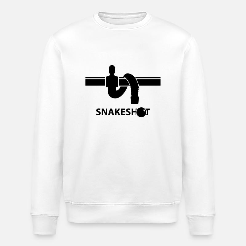 Snakeshot - Foosball - Stanley/Stella Unisex Bio-Sweatshirt ROLLER - Weiß