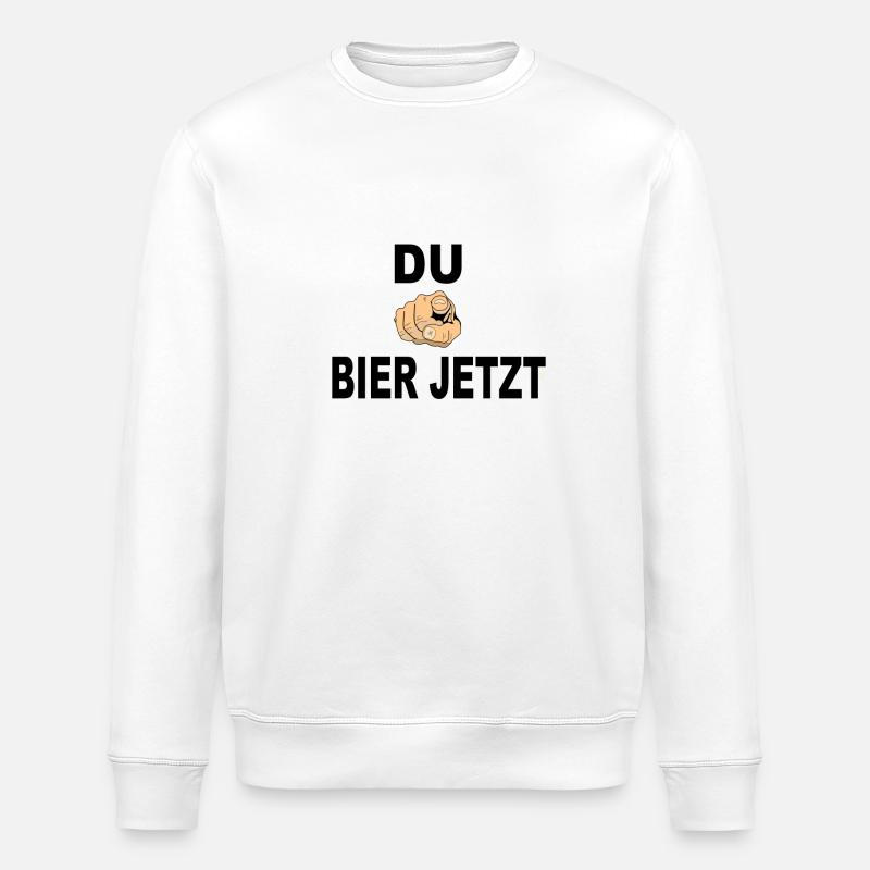 Bier jetzt - Stanley/Stella Unisex Bio-Sweatshirt ROLLER - Weiß