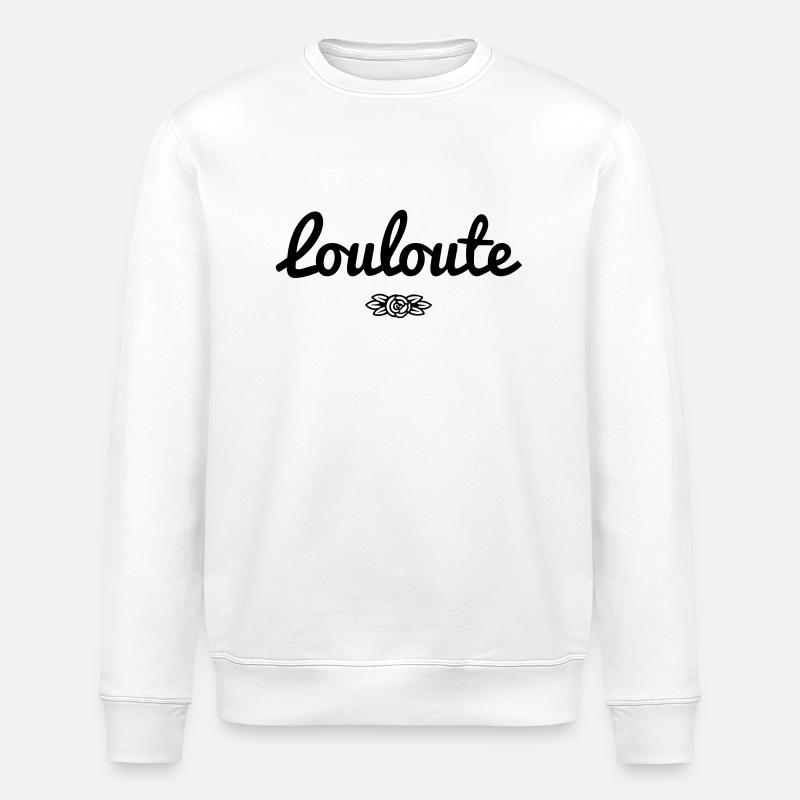 Louloute - Sweat bio ROLLER Stanley/Stella Unisexe - blanc