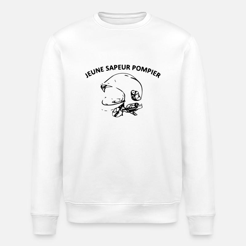 jeune sapeur pompier - Sweat bio ROLLER Stanley/Stella Unisexe - blanc