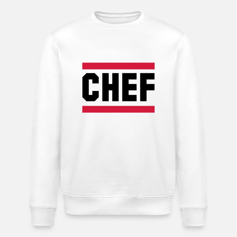 chef - Sweat bio ROLLER Stanley/Stella Unisexe - blanc