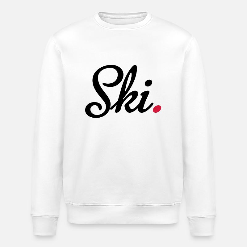 ski - Stanley/Stella Unisex Bio-Sweatshirt ROLLER - Weiß