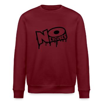 No Excuses - Sweat bio ROLLER Stanley/Stella Unisexe - blanc - Devant - Nik (191cm)