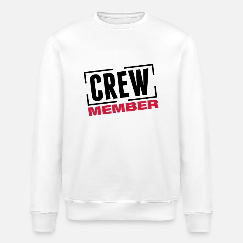 crew_member_design_bs2 - Stanley/Stella Unisex Bio-Sweatshirt ROLLER - Weiß