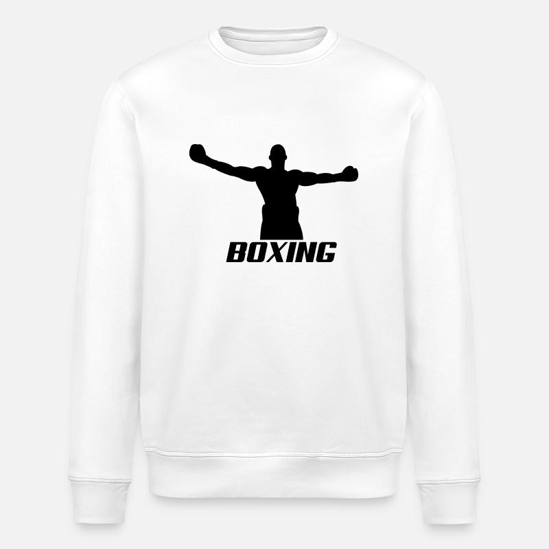boxing1 - Stanley/Stella Unisex Bio-Sweatshirt ROLLER - Weiß