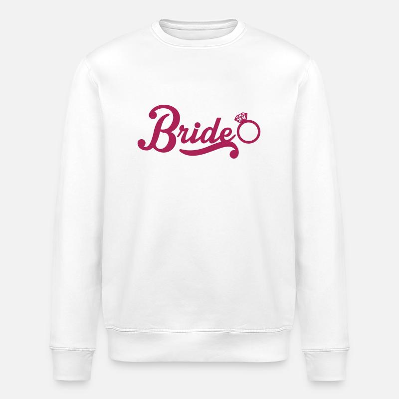 Bride - Stanley/Stella ROLLER Unisex Organic Sweatshirt - white
