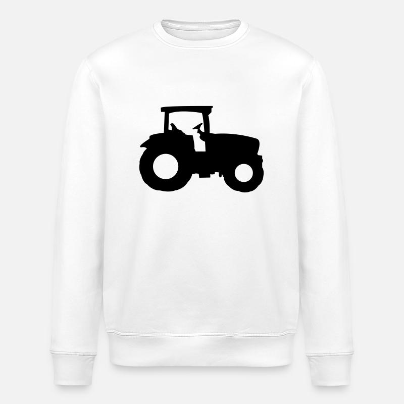 traktor1 - Stanley/Stella ROLLER Unisex Organic Sweatshirt - white