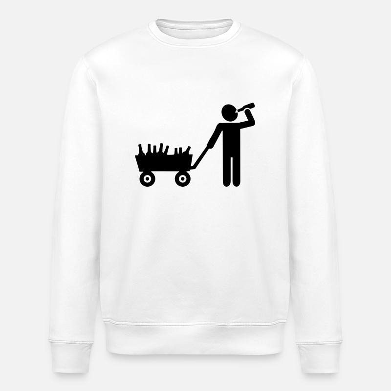Alcohol - Stanley/Stella ROLLER Unisex Organic Sweatshirt - white