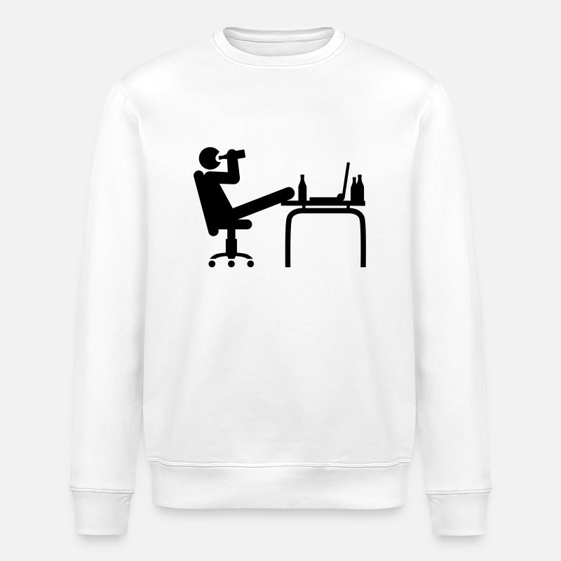 office_f1 - Stanley/Stella Unisex Bio-Sweatshirt ROLLER - Weiß