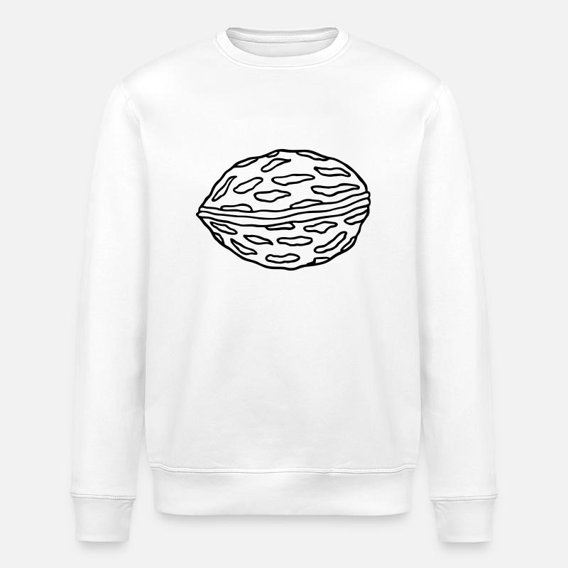 Walnuss - Stanley/Stella Unisex Bio-Sweatshirt ROLLER - Weiß