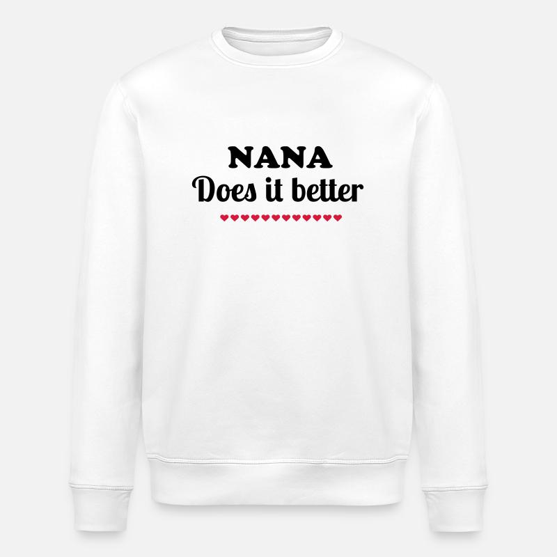 Nana - Sweat bio ROLLER Stanley/Stella Unisexe - blanc