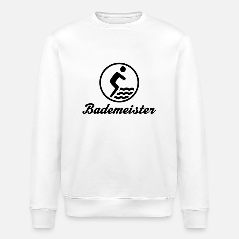 Bademeister 3 - Stanley/Stella Unisex Bio-Sweatshirt ROLLER - Weiß
