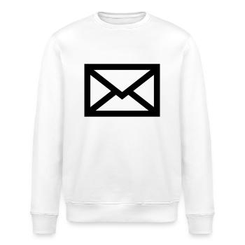 Mail envelope - Stanley/Stella ROLLER Unisex Organic Sweatshirt - white - Front - Nik (191cm)