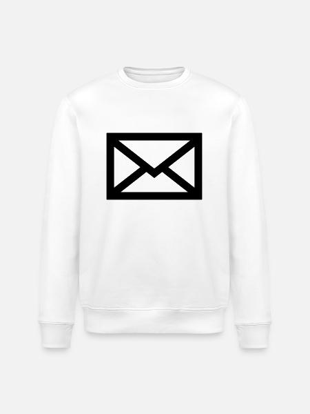 Mail envelope - Stanley/Stella ROLLER Unisex Organic Sweatshirt - white