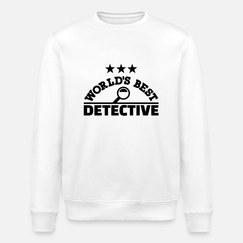 Detective - Stanley/Stella ROLLER Unisex Organic Sweatshirt - white