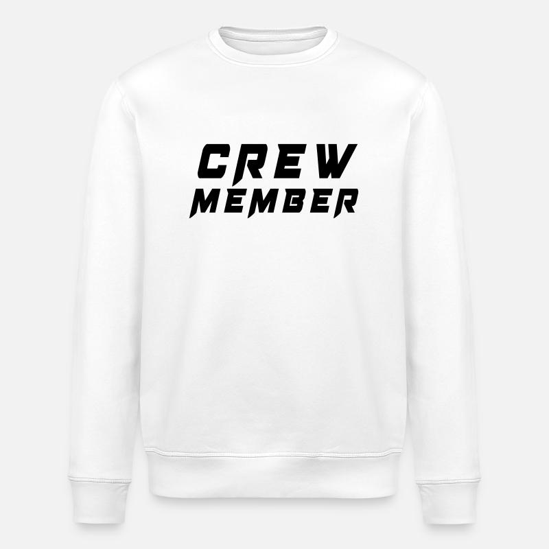 Crew Member 1 - Stanley/Stella ROLLER Unisex Organic Sweatshirt - white