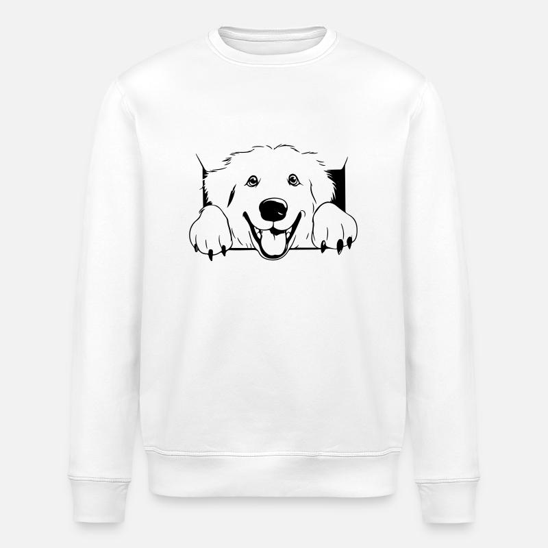 Pyrenäenberghund - Stanley/Stella Unisex Bio-Sweatshirt ROLLER - Weiß
