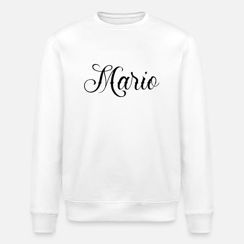 mario - Stanley/Stella Unisex Bio-Sweatshirt ROLLER - Weiß