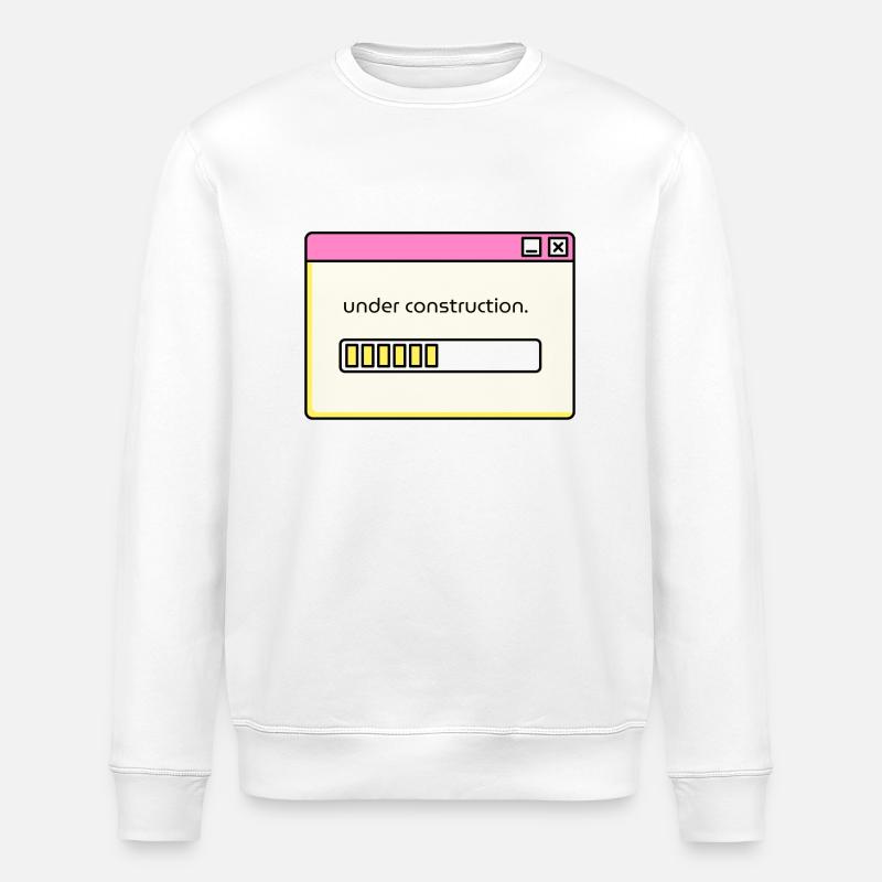 under constrcution. - Stanley/Stella Unisex Bio-Sweatshirt ROLLER - Weiß