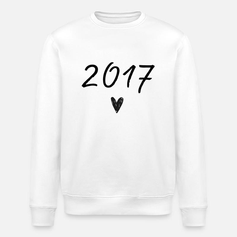 Herzjubiläum 2017 - Stanley/Stella Unisex Bio-Sweatshirt ROLLER - Weiß