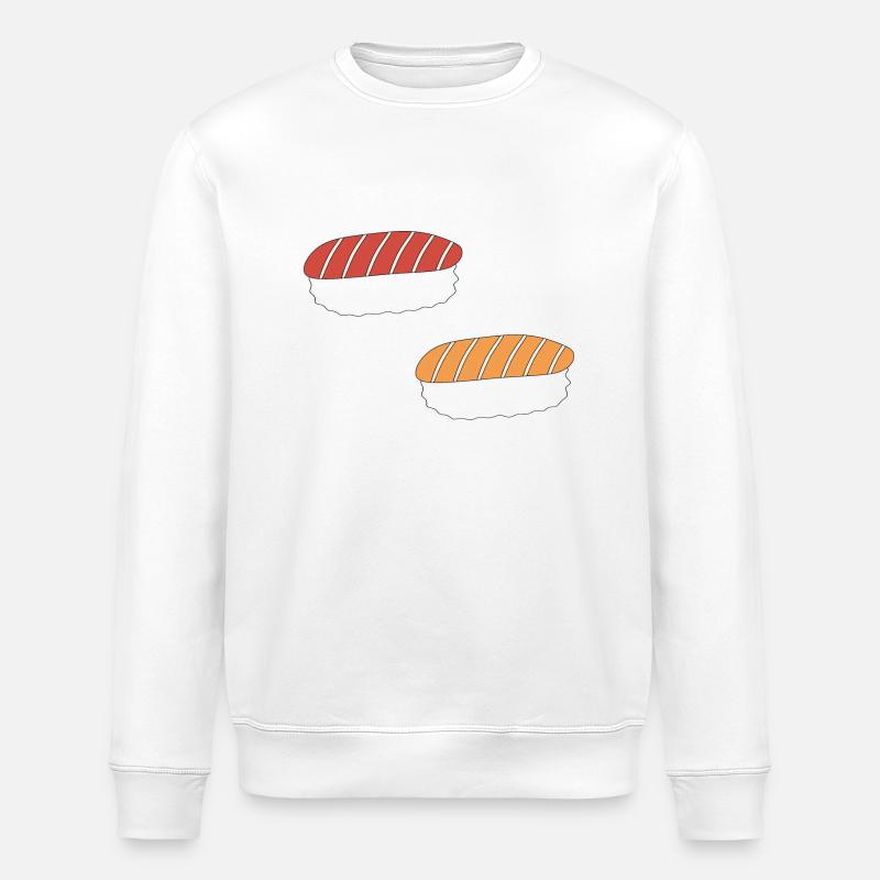 Nigiri Sushi - Stanley/Stella Unisex Bio-Sweatshirt ROLLER - Weiß