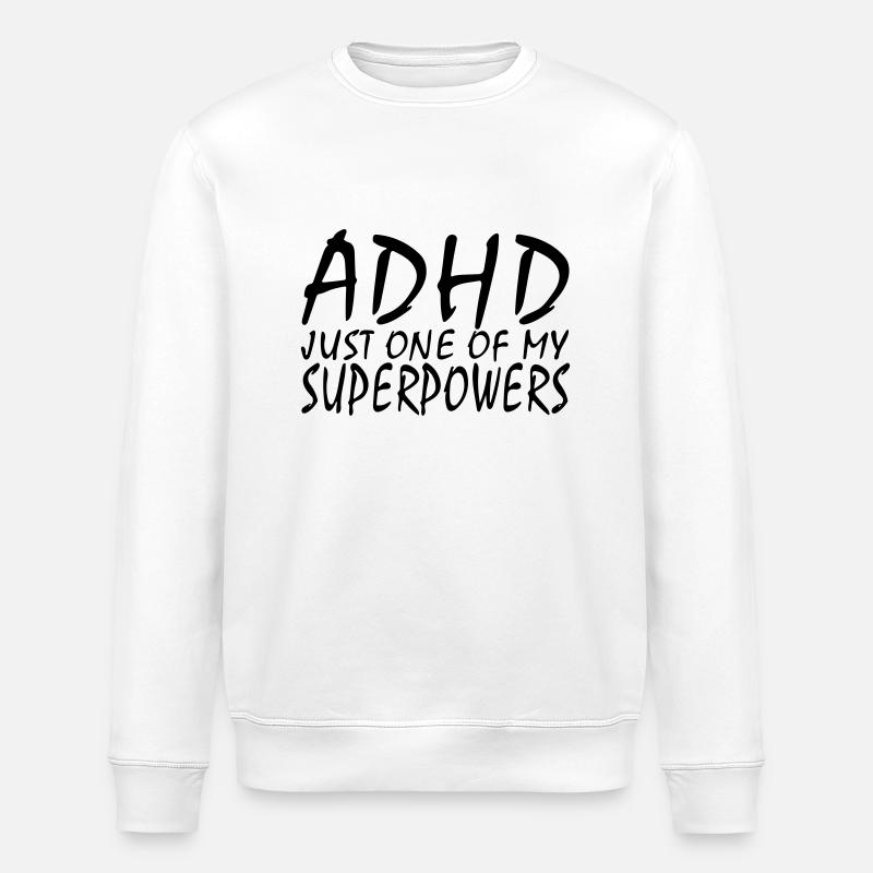 ADHS - Stanley/Stella Unisex Bio-Sweatshirt ROLLER - Weiß