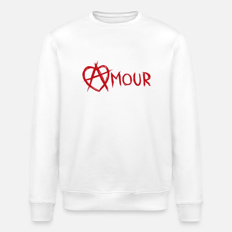 Amour - Sweat bio ROLLER Stanley/Stella Unisexe - blanc