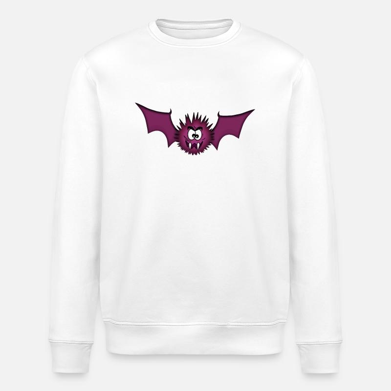 Chauve-souris vampire - Sweat bio ROLLER Stanley/Stella Unisexe - blanc