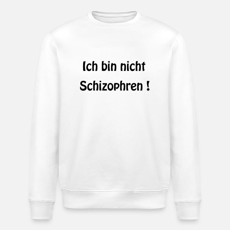 Schizophren - Stanley/Stella Unisex Bio-Sweatshirt ROLLER - Weiß