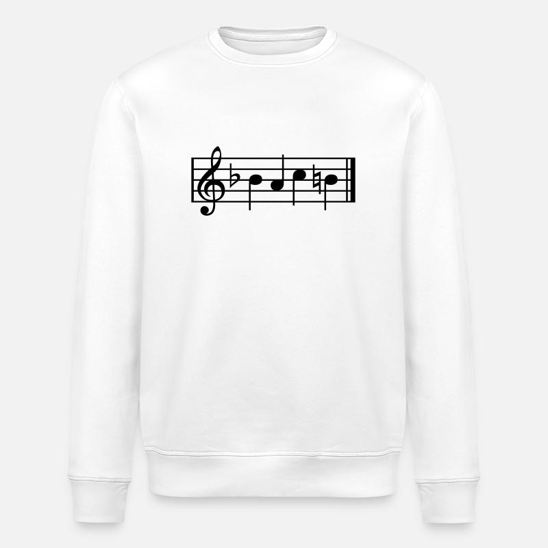 bach - Stanley/Stella Unisex Bio-Sweatshirt ROLLER - Weiß