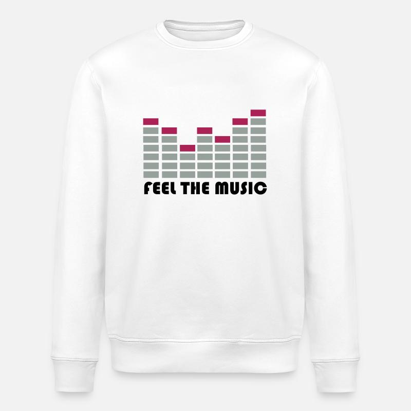 equalizer - Stanley/Stella ROLLER Unisex Organic Sweatshirt - white