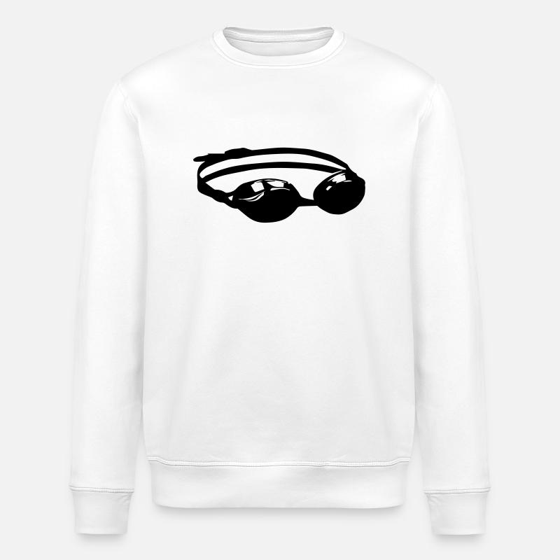 Schwimmbrille - Stanley/Stella Unisex Bio-Sweatshirt ROLLER - Weiß