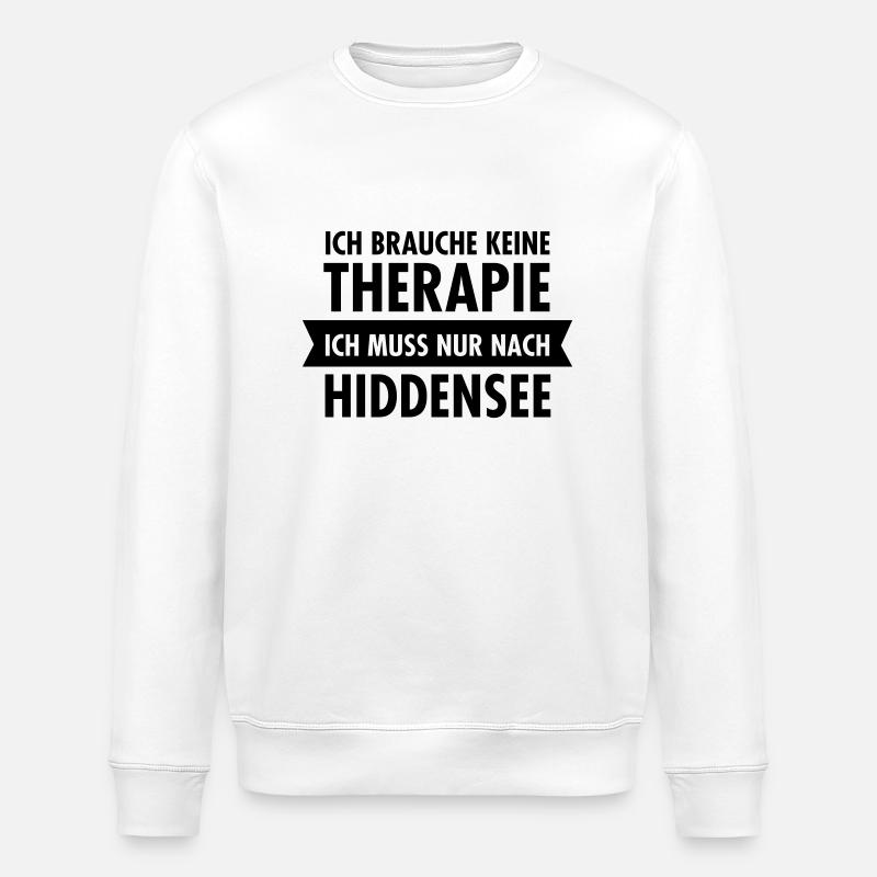 Therapie - Hiddensee - Stanley/Stella Unisex Bio-Sweatshirt ROLLER - Weiß