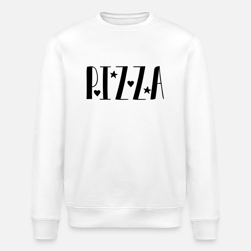 juste Pizza - Sweat bio ROLLER Stanley/Stella Unisexe - blanc
