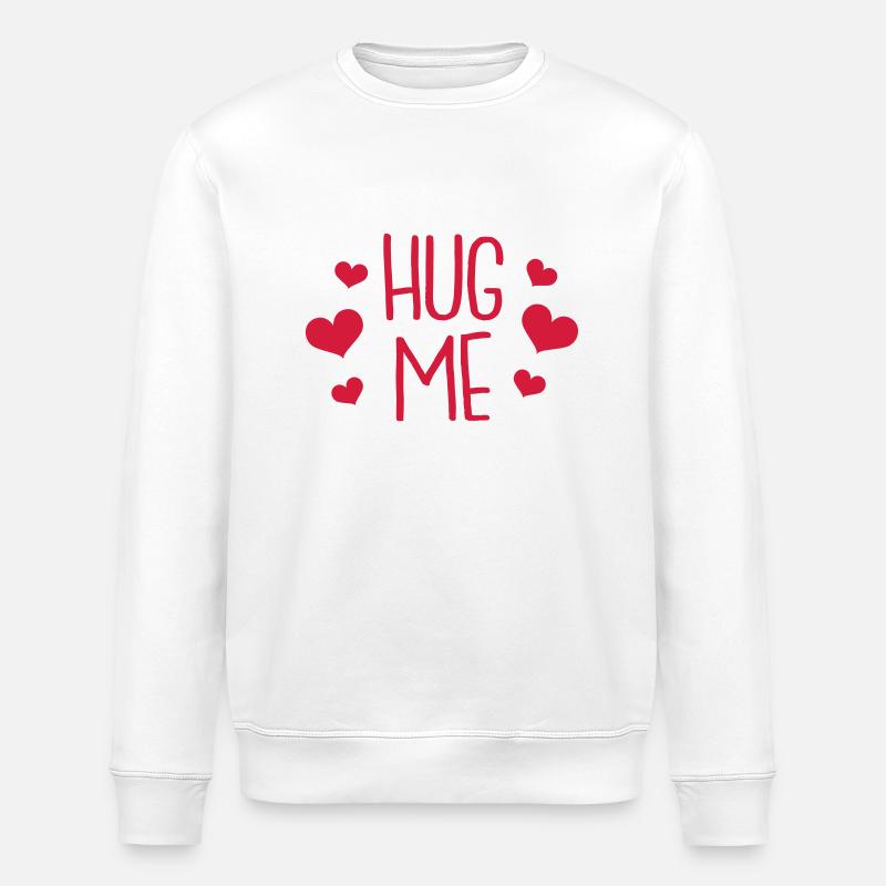 hug me - Stanley/Stella Unisex Bio-Sweatshirt ROLLER - Weiß