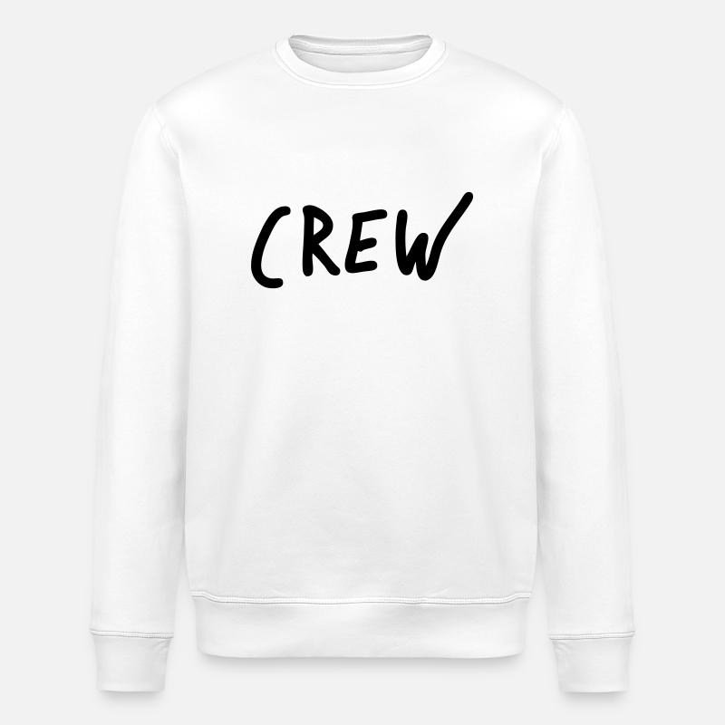 crew - Stanley/Stella ROLLER Unisex Organic Sweatshirt - white