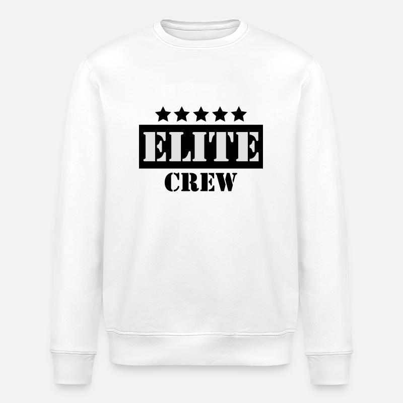 Elite crew - Sweat bio ROLLER Stanley/Stella Unisexe - blanc